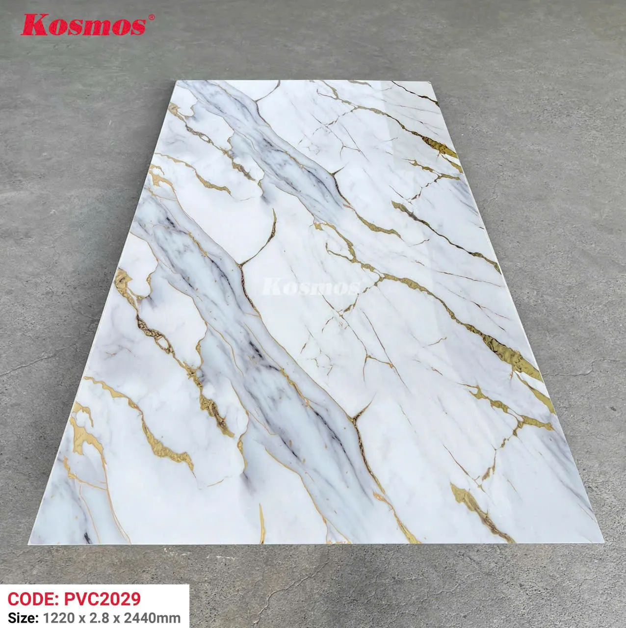 Thi công  nhựa ốp tường pvc giả đá Kosmos - 1m vuông tấm nhựa giả đá - Ảnh 17