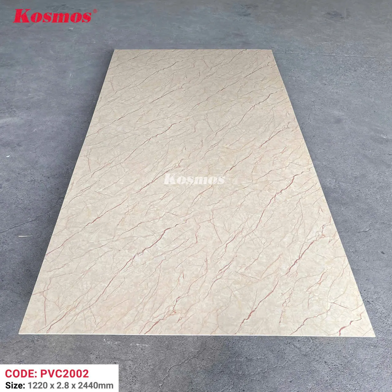 Thi công  nhựa ốp tường pvc giả đá Kosmos - 1m vuông tấm nhựa giả đá - Ảnh 16