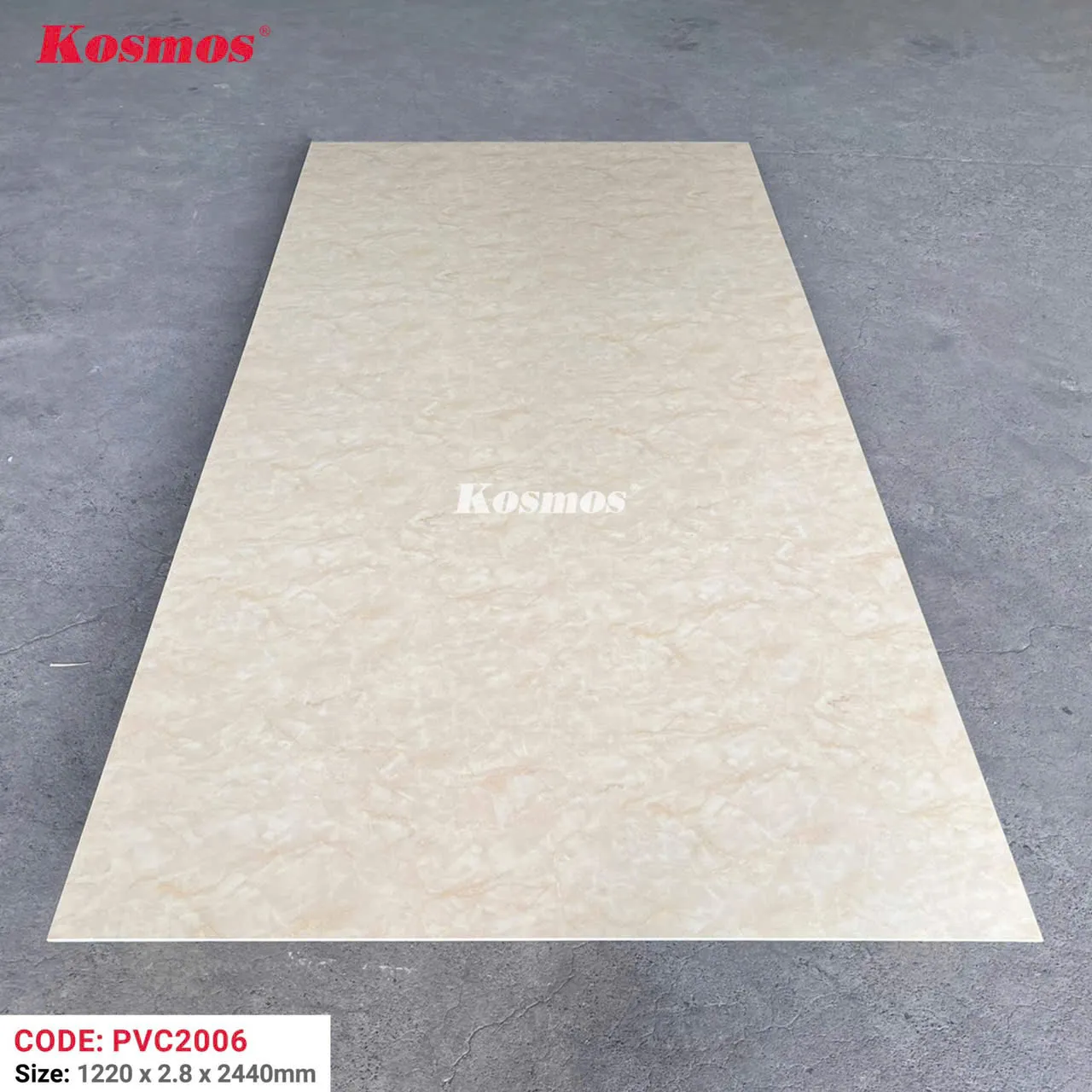 Thi công  nhựa ốp tường pvc giả đá Kosmos - 1m vuông tấm nhựa giả đá - Ảnh 13