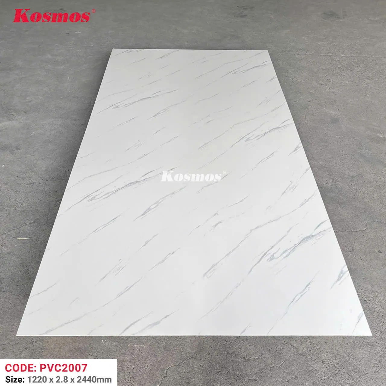 Thi công  nhựa ốp tường pvc giả đá Kosmos - 1m vuông tấm nhựa giả đá - Ảnh 10