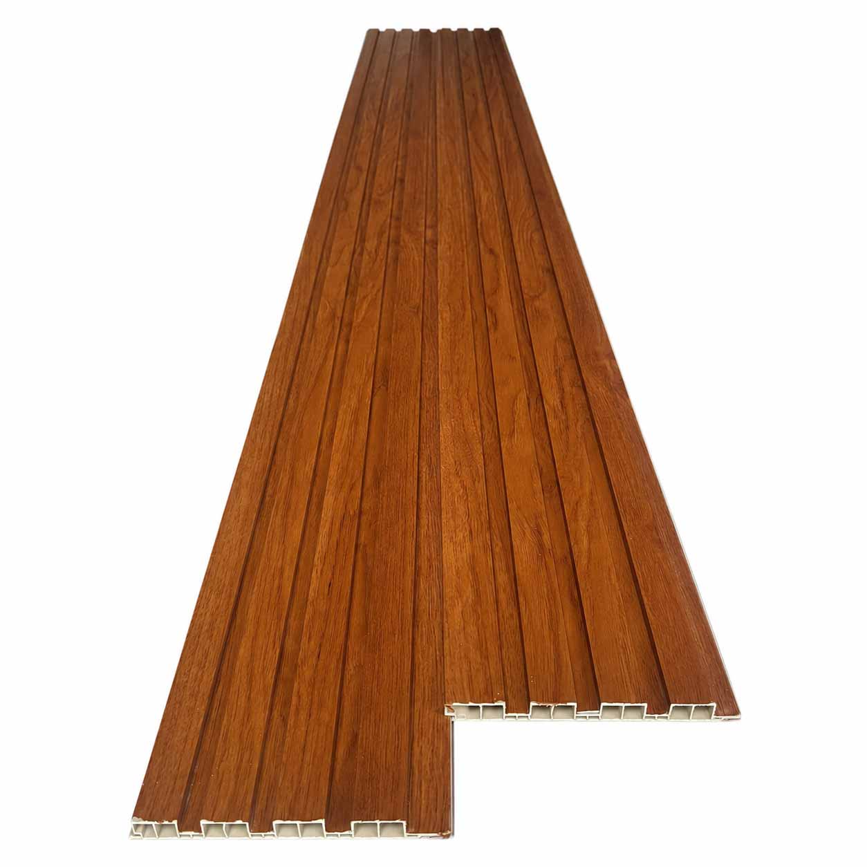 Lam Nhựa Giả Gỗ Ốp Tường, Ốp Trần, Lam 4 Sóng, Tấm Nhựa Giả Gỗ - Ảnh 3