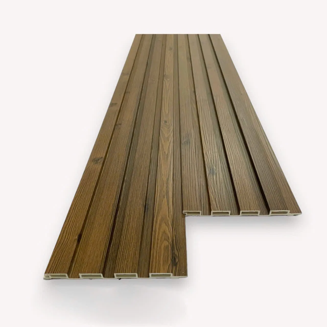 Tấm nhựa giả gỗ, lam nhựa giả gỗ ốp trần, ốp tường, tấm nhựa lam sóng TD002