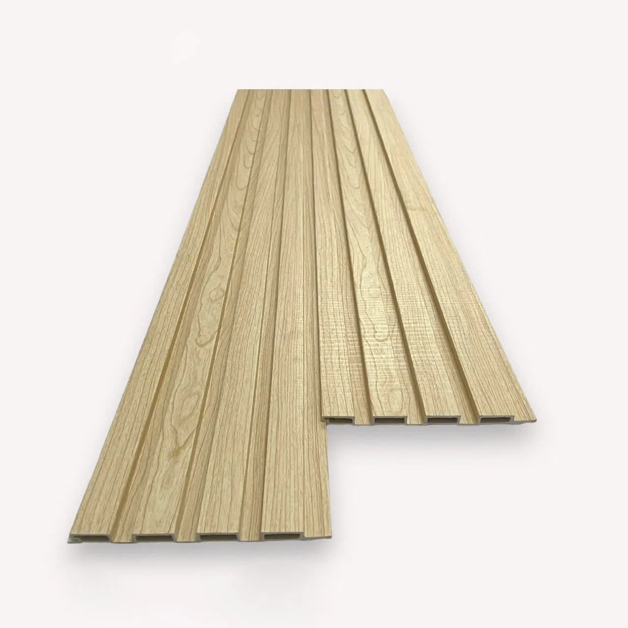 Tấm nhựa giả gỗ, lam nhựa giả gỗ ốp trần, ốp tường, tấm nhựa lam sóng TD050