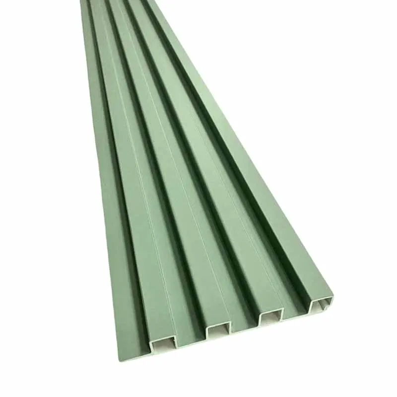 Tấm Nhựa Lam Sóng Màu Xanh, Tấm Nhựa Giả Gỗ Ốp Trần Ốp Tường, 4 Sóng Cao Màu Xanh