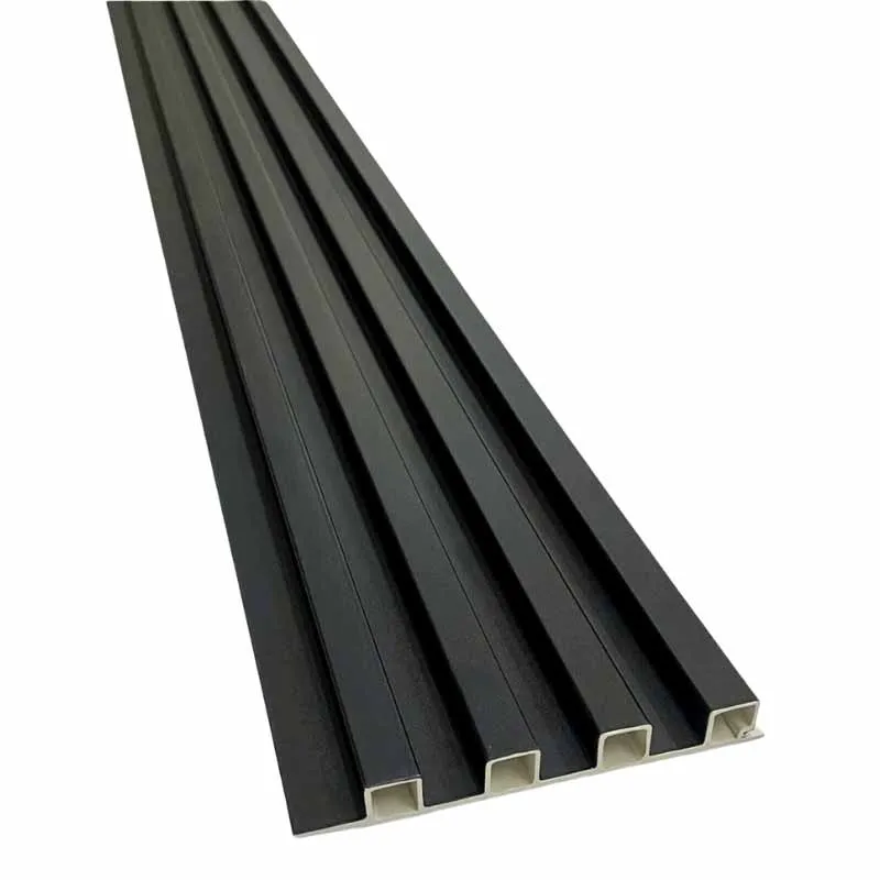 Tấm Nhựa Lam Sóng, Tấm Nhựa Giả Gỗ, Lam Nhựa Giả Gỗ Ốp Tường, Màu Đen