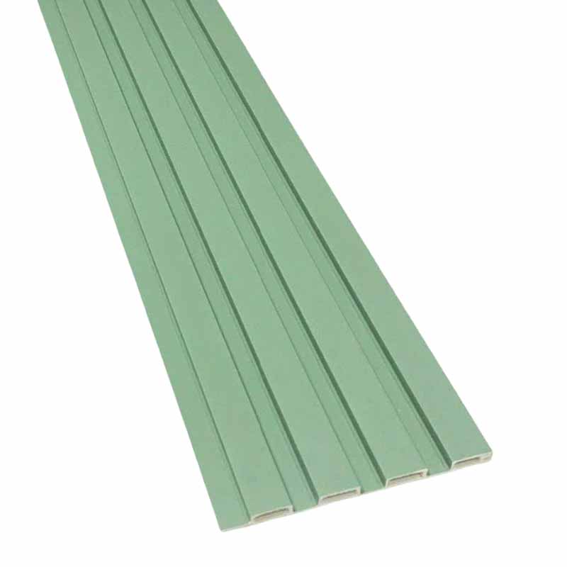 Tấm Nhựa Lam Sóng Màu Xanh, Tấm Nhựa Giả Gỗ Ốp Trần Ốp Tường, 4 Sóng Cao Màu Xanh - Ảnh 4