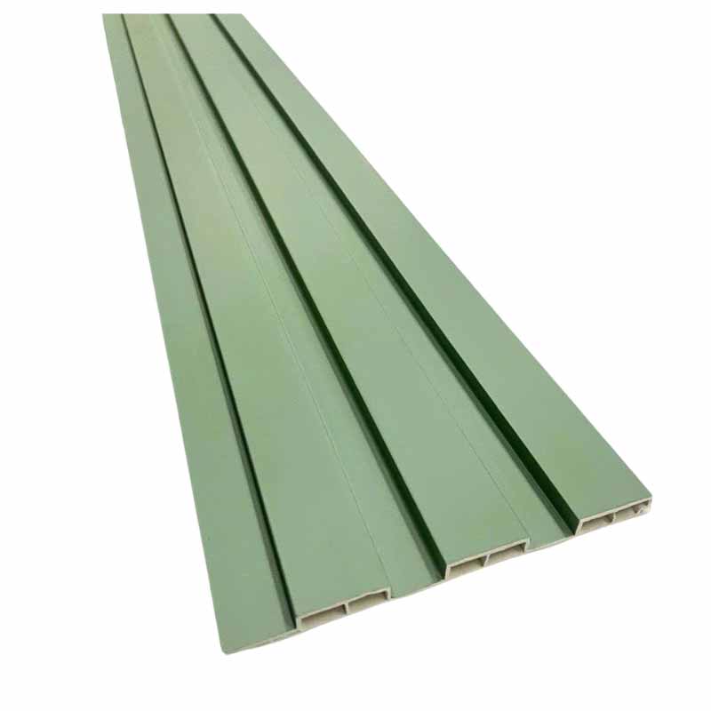 Tấm Nhựa Lam Sóng Màu Xanh, Tấm Nhựa Giả Gỗ Ốp Trần Ốp Tường, 4 Sóng Cao Màu Xanh - Ảnh 5