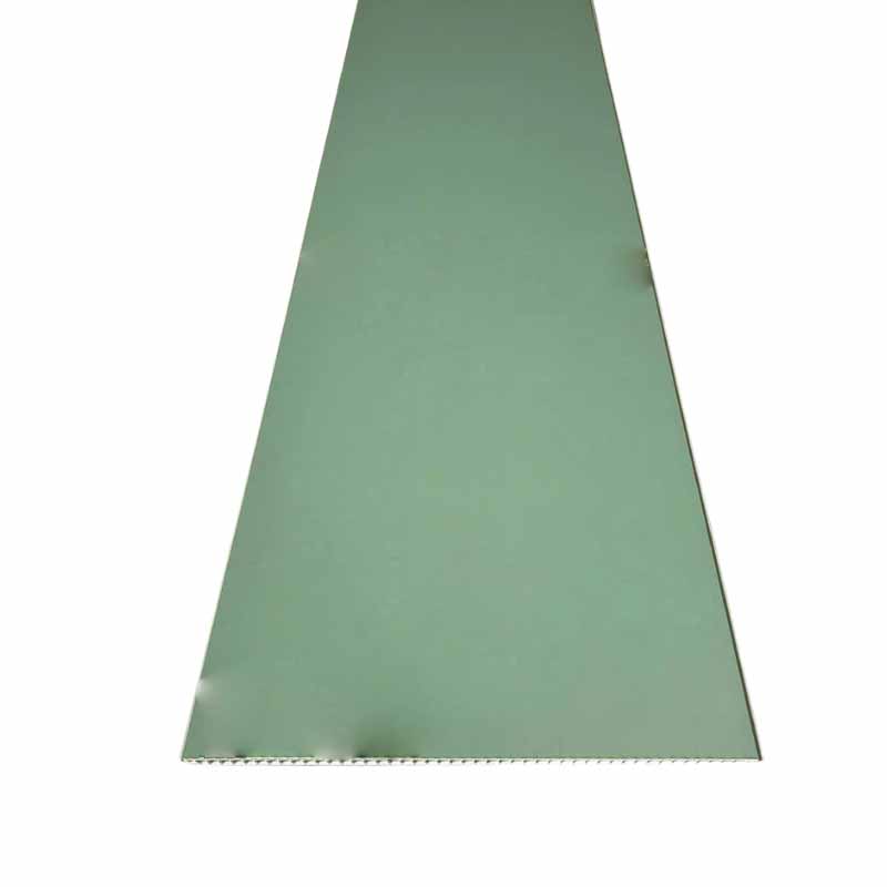 Tấm Nhựa Lam Sóng Màu Xanh, Tấm Nhựa Giả Gỗ Ốp Trần Ốp Tường, 4 Sóng Cao Màu Xanh - Ảnh 3