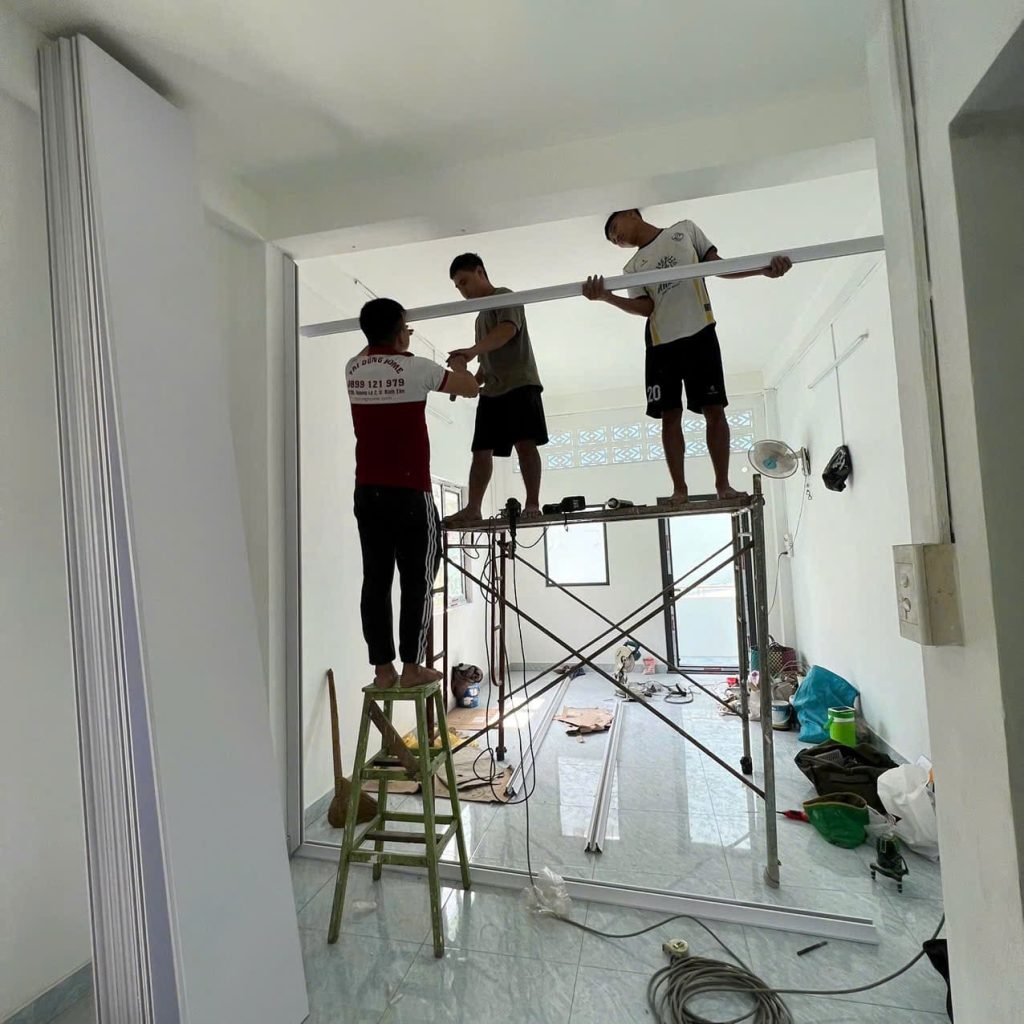 Tấm ngăn vách 2 mặt
