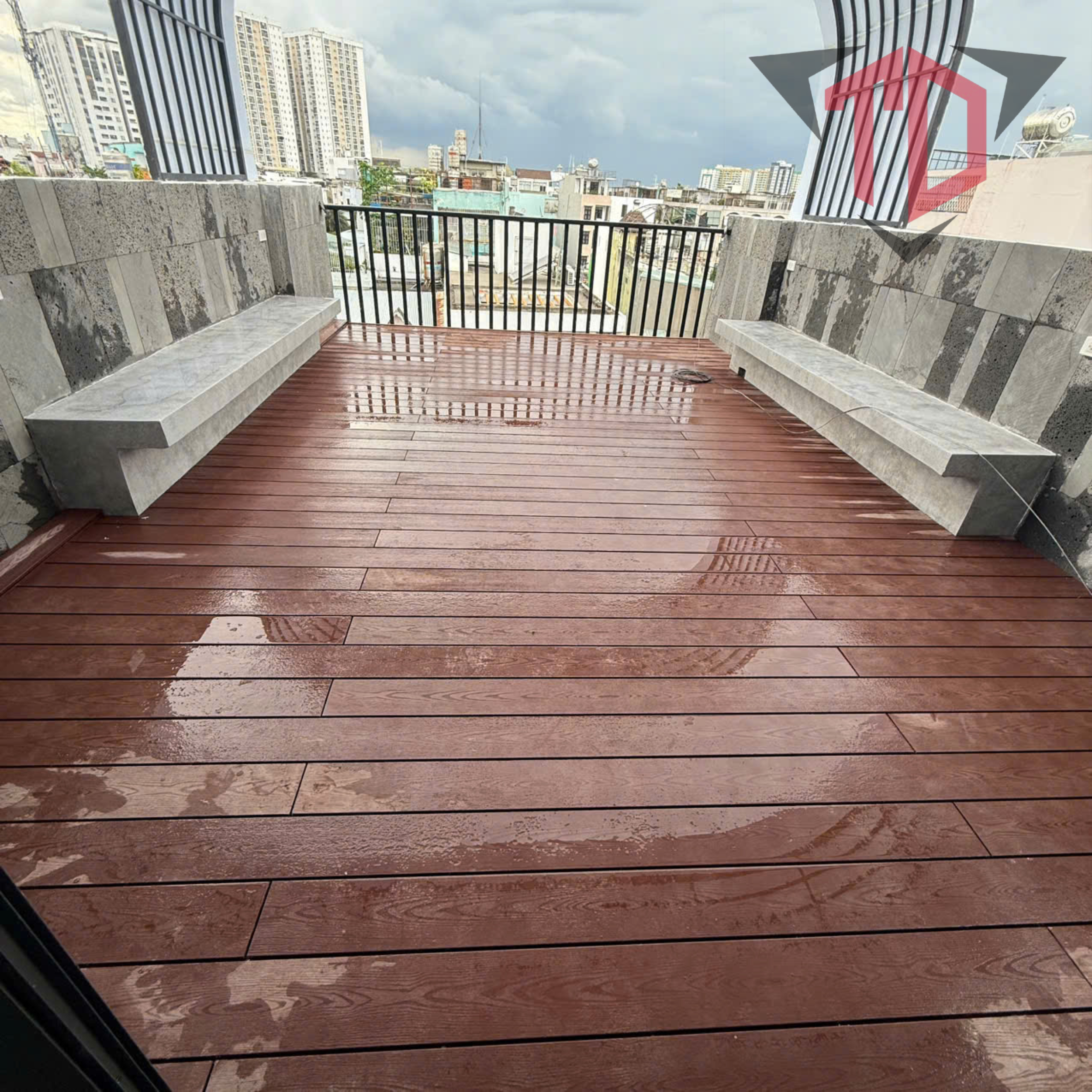 sàn gỗ nhựa ngoài trời