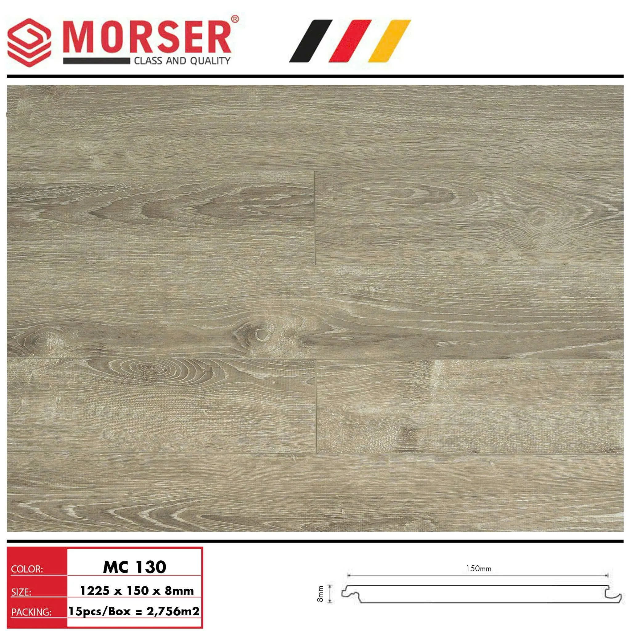 Sàn gỗ Morser MC131 8mm - Ảnh 3