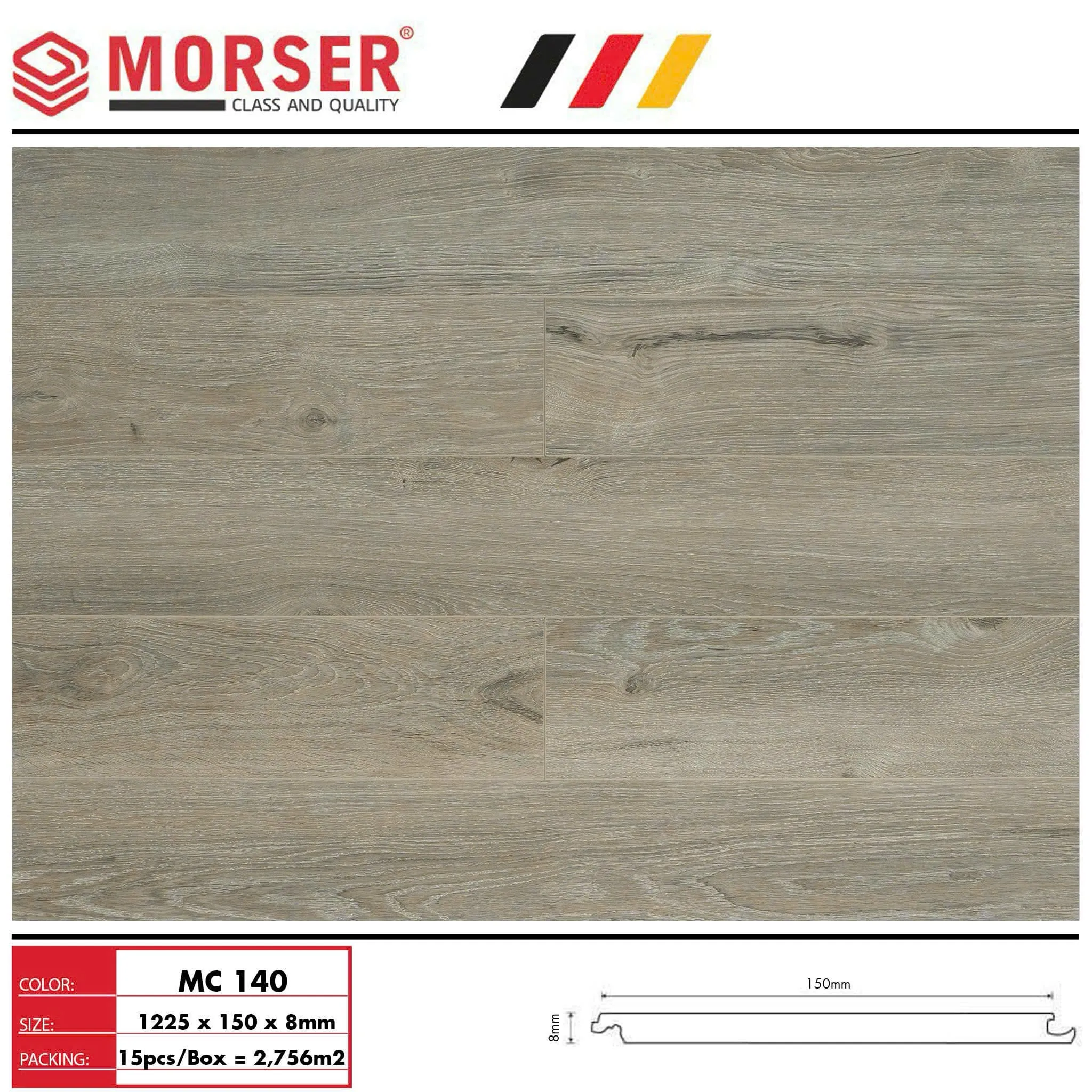 Sàn gỗ Morser MC131 8mm - Ảnh 17