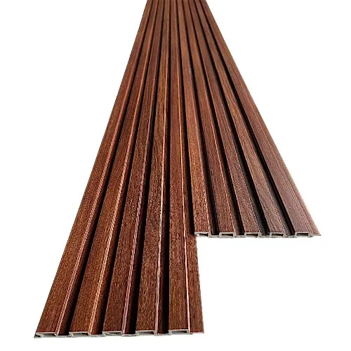 Thi công nhựa ốp tường 5 sóng MK09
