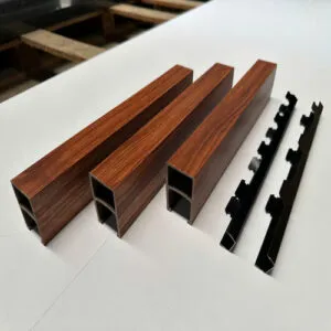 Lam Treo Trần, Lam Hộp, Trần nhựa Giả Gỗ 40x60mm - Ảnh 3
