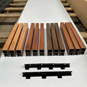 Lam Treo Trần, Lam Hộp, Trần nhựa Giả Gỗ 40x60mm - Ảnh 8