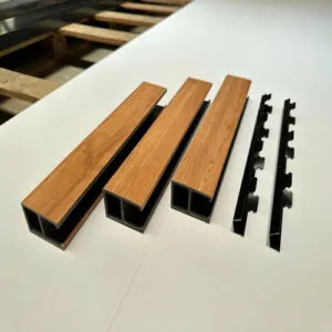 Lam Treo Trần, Lam Hộp, Trần nhựa Giả Gỗ 40x60mm - Ảnh 5