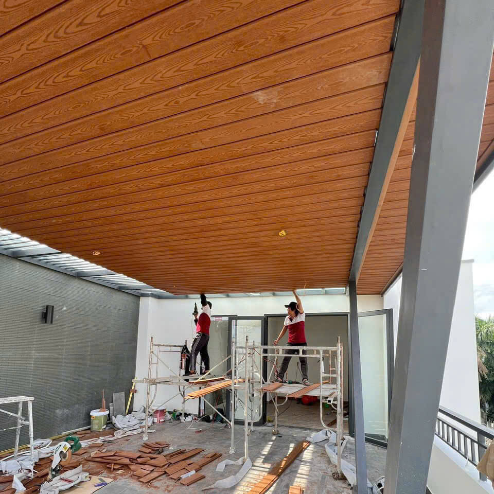 Tấm Gỗ Nhựa Ngoài Trời 
