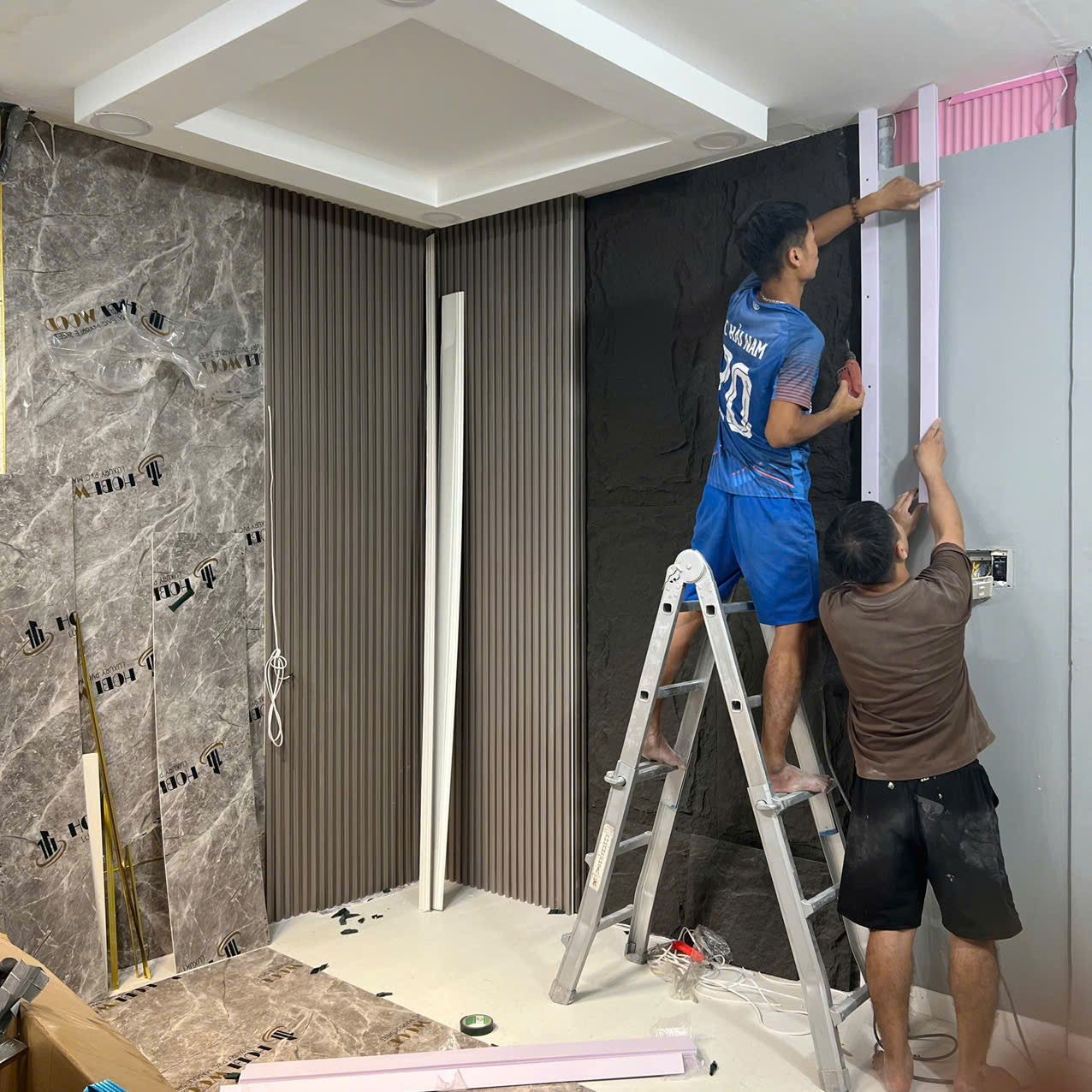 Tấm Nhựa PVC Vân Đá