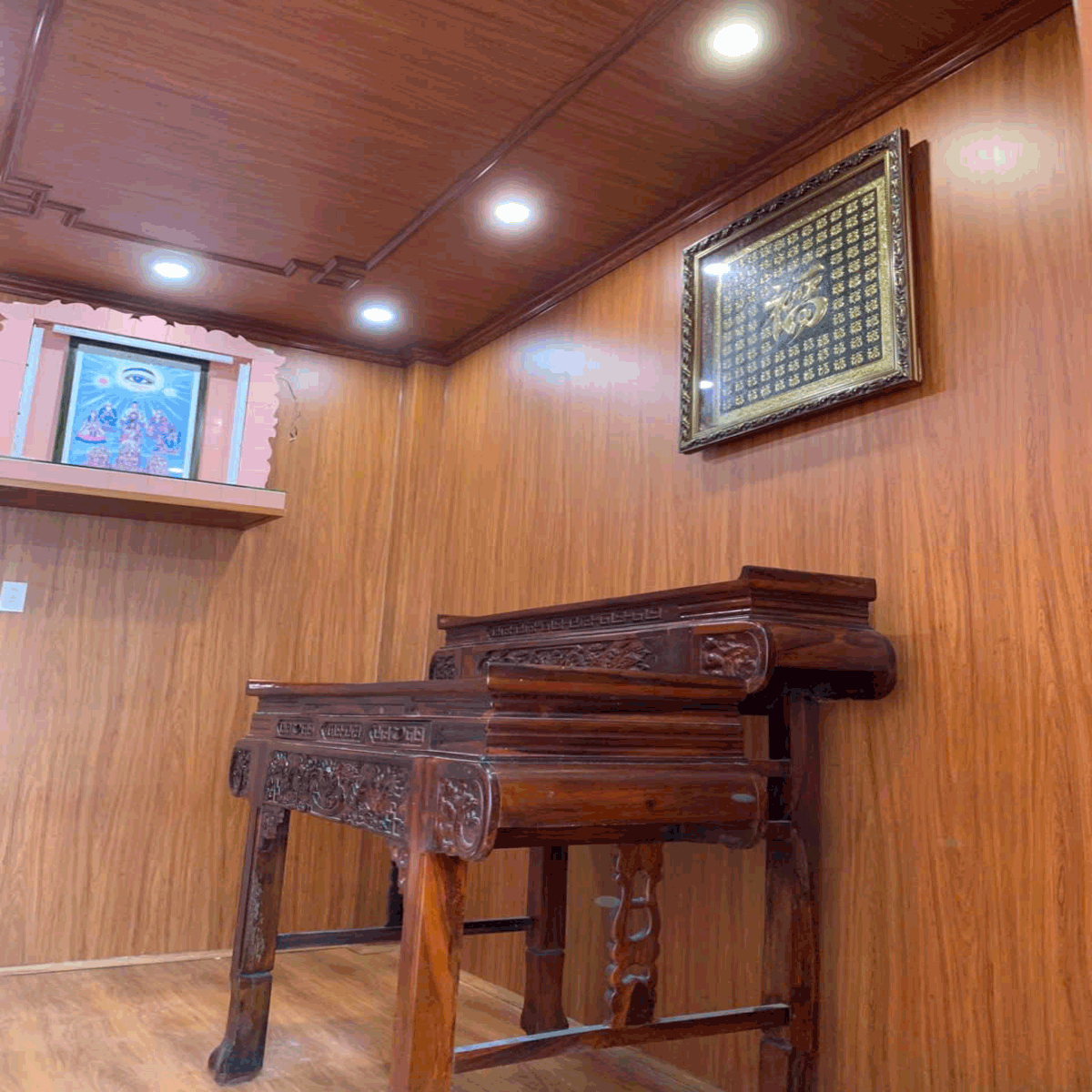 Tấm nhựa giả gỗ ốp trần
