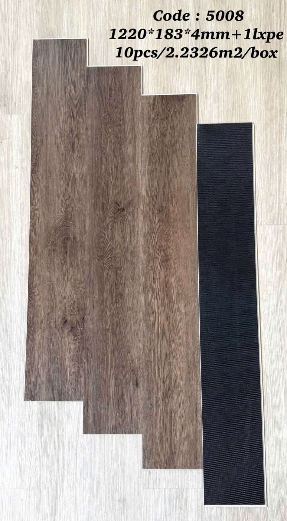 sàn nhựa giả gỗ có đế